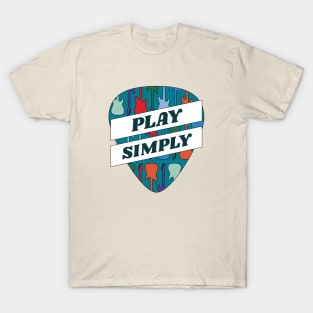 Play Simply Guitar Pick T-Shirt